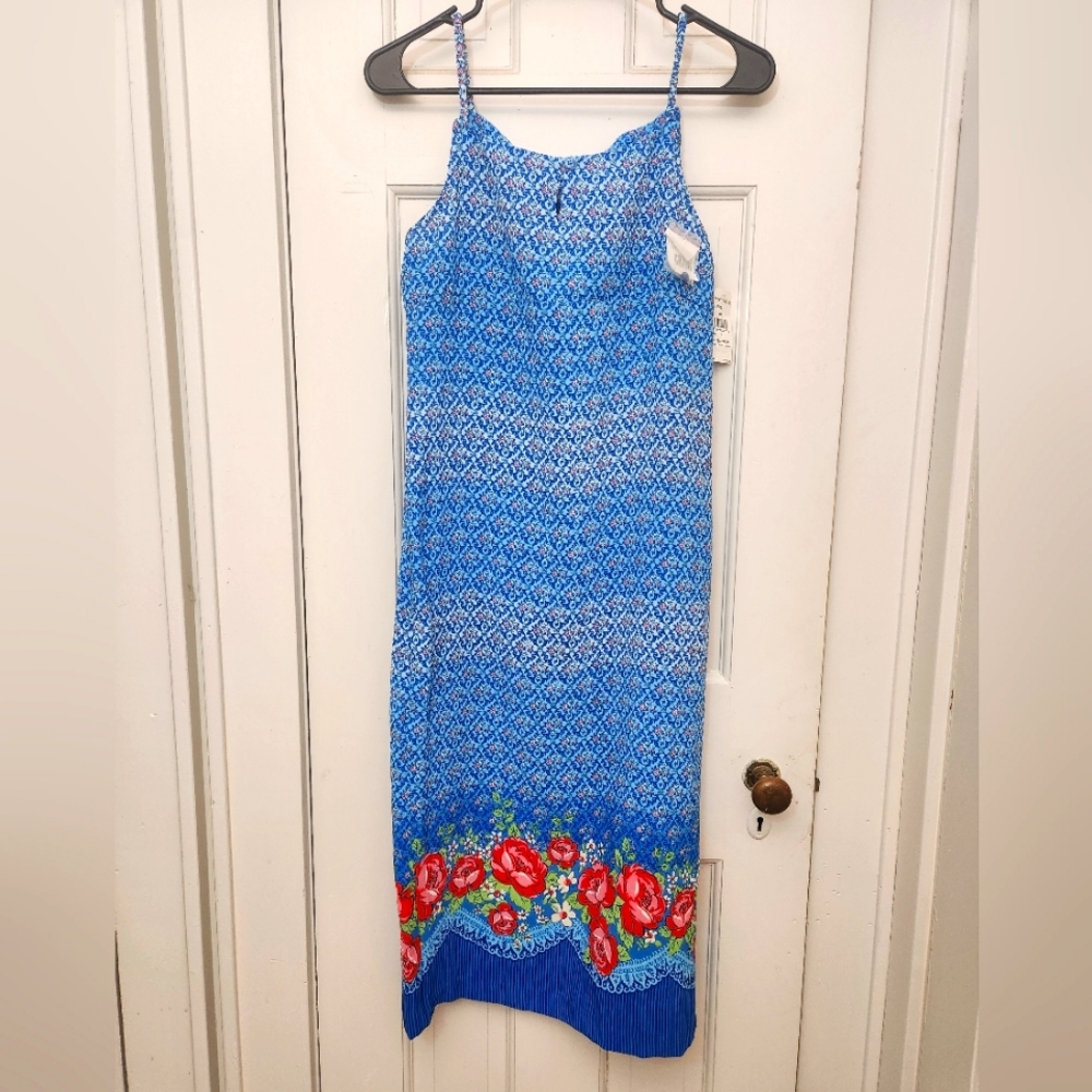 NWT Junior floral slip dress